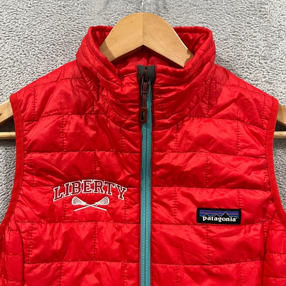 Patagonia Nano Puff Vest Womens XS Full Zip Primaloft Quilted Insulated Puffer - Picture 7 of 11
